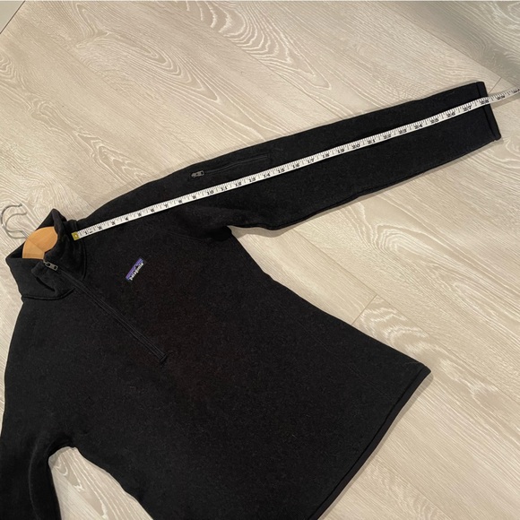 NWOT Patagonia Women's Better Sweater® Quarter-Zip Fleece Top Black size Small - Picture 10 of 16